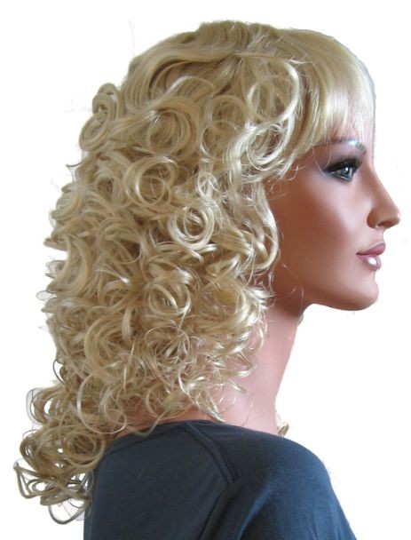 Blond Woman Wig 'BL002' 45cm