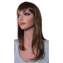 Female Wig Dark Brown Root Tipped with Medium Auburn 'BR003' 50 cm