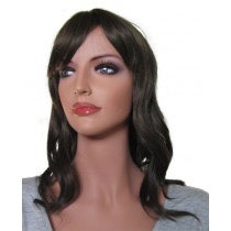 Wavy Woman Wig 'BR001' Medium Ash Brown 38 cm