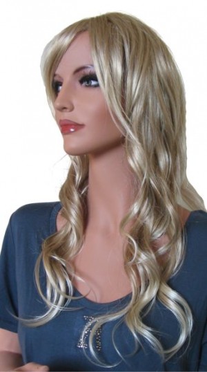 Womans Wig 'BL007'  Cinnamon Blond tipped with Lite Swedish Blond 60 cm