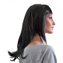 Parrucca Nero Naturale 45 centimetri 'B007'