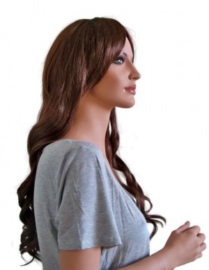 Parrucche Donna Marrone Rame 60 Centimetri di Lunghezza 'BR017'