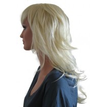 Peluca Rubia Platino para la Mujer 'BL008' 55 cm