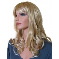 Peluca Rubia con Rojo para la Mujer 'BL010' 55 cm