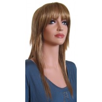 Peluca Rubia con Rojo para la Mujer 'R002' 55 cm