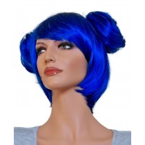 Blauwe Pruik Cosplay met twee Clip-ins 'CP008'