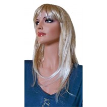 Pruik Licht Blond 50 cm 'BL021'