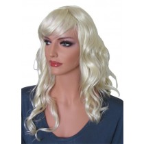 Golvende Pruik Licht Blond 60 cm 'BL022'