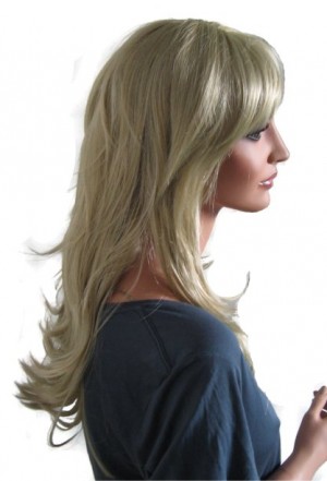 Pruik Blond voor de Vrouw 'BL001'  55cm