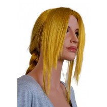 Peruca de Cosplay loiro dourado com Trança 60 cm 'CP013'