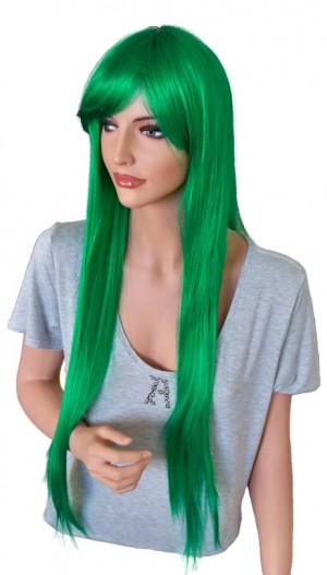 Cosplay Peruca Verde 90 cm 'CP010'