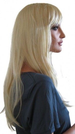 Paruka Platinová Blond pro Ženy 'BL009' 70 cm