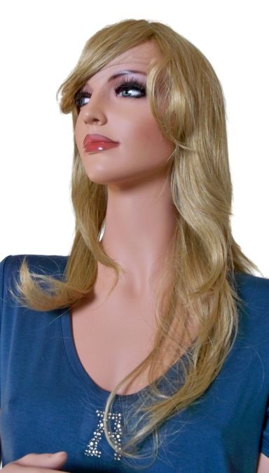 Peruca doamnă mediu blond 60 cm 'BL026'